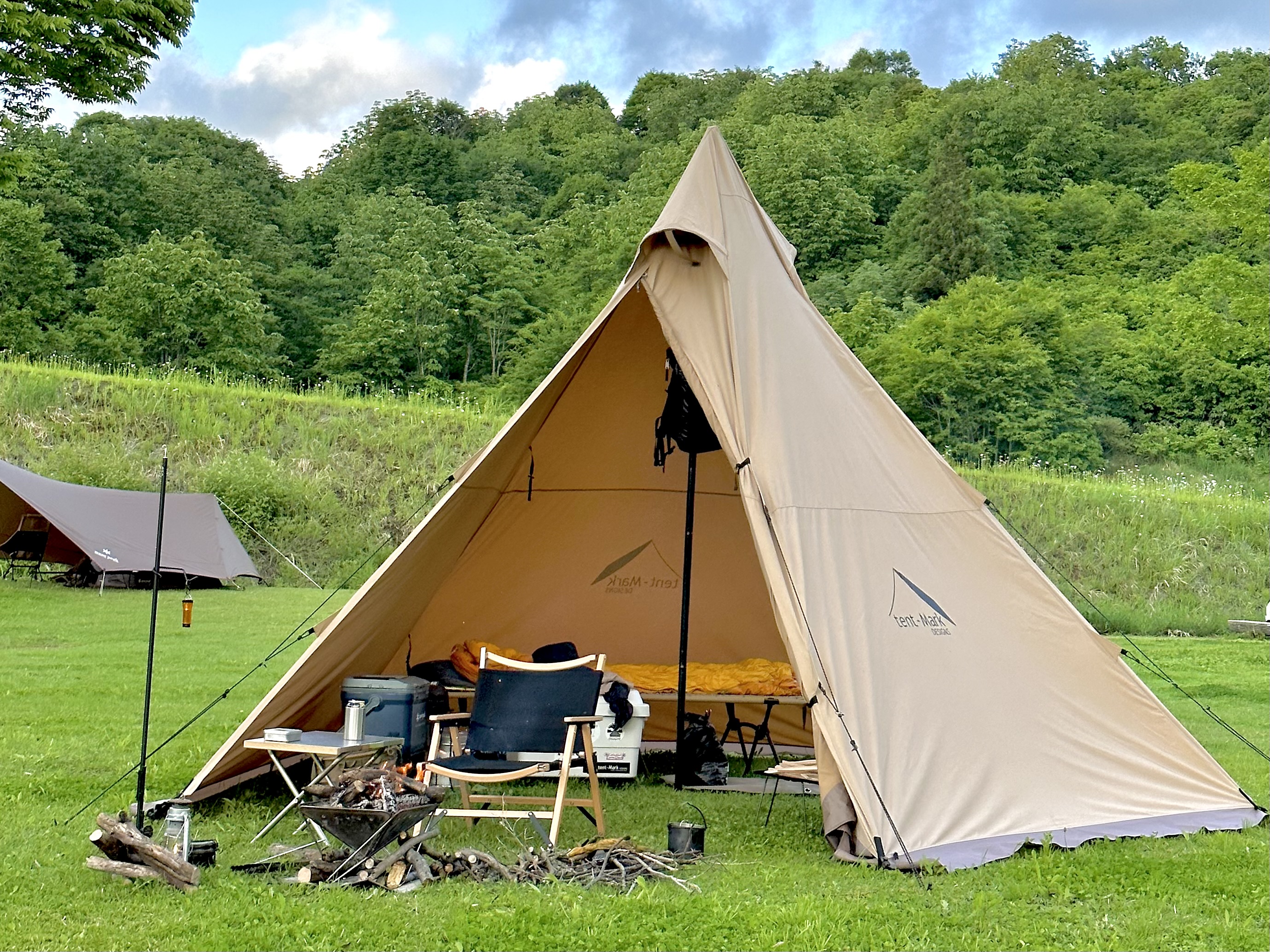 ユニフレームレテント、タープ、フラップ、グランドシート、マット  